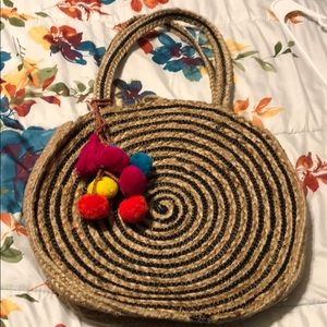 Handcrafted round bag